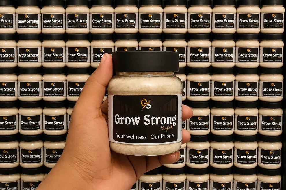 Grow Strong herbal vitality powder Pakistan – energy supplement by Al Madina Dawakhana
